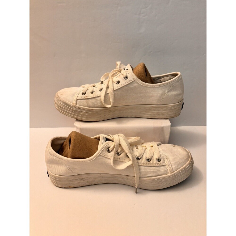 KEDS Women Platform Sneakers Shoes Size 7.5, Color - White